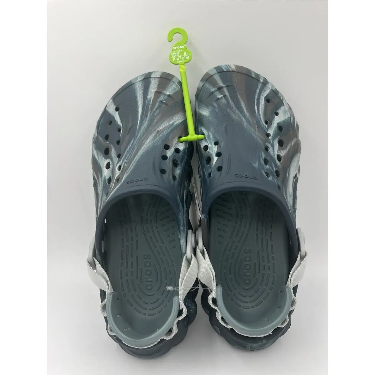 Crocs Echo Marbled Clog Black Sand / Multi Men`s Size 8 Women`s 10