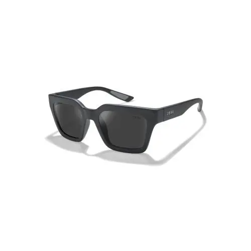 Adult Zeal Optics Rowen Sunglasses Matte Black Frame/dark Grey Lens