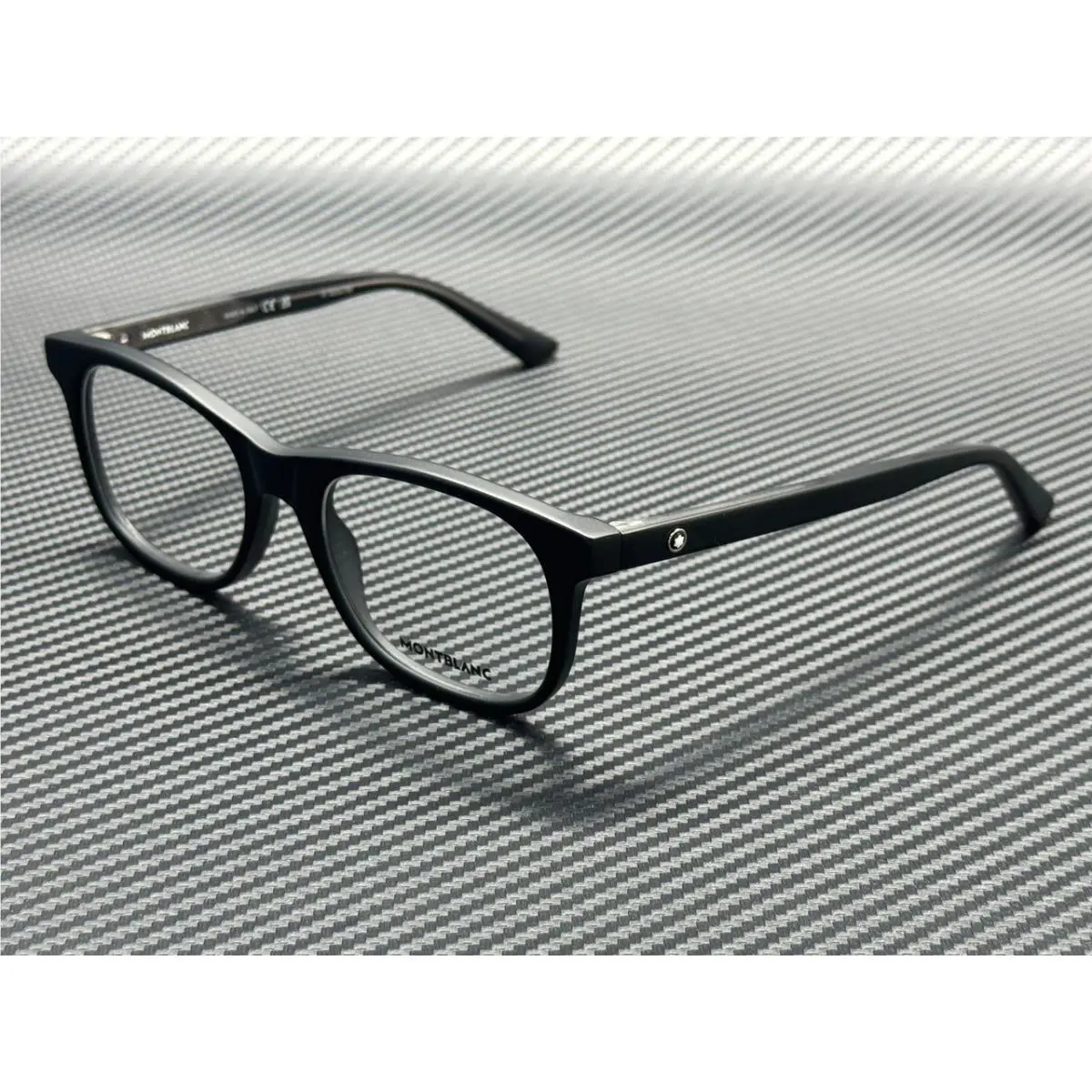 Montblanc Mont Blanc MB0385O 008 Matte Black Men`s Medium 54 mm Eyeglasses