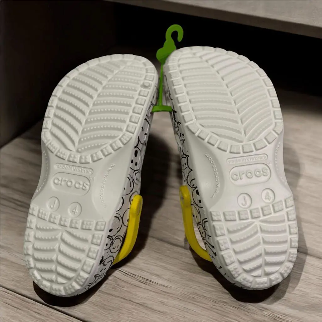 Crocs shoes - Crocs Smiley - Smiley - Yellow, Exterior: Yellow 2