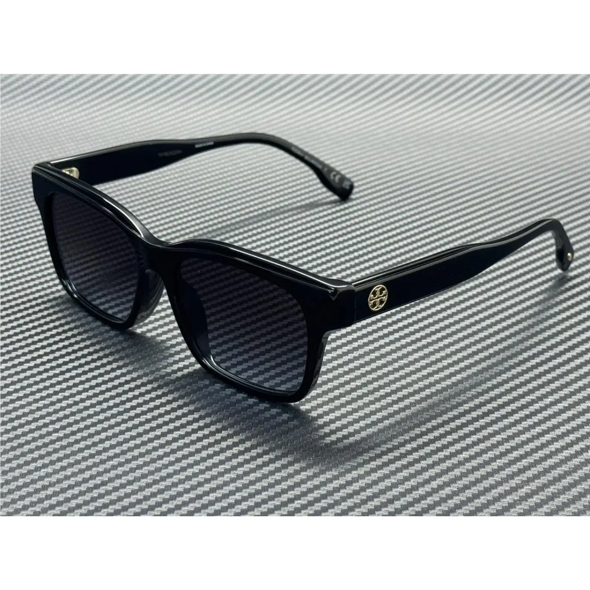 Tory Burch TY7227D 17098G Black Grey Gradient Women`s 55 mm Sunglasses