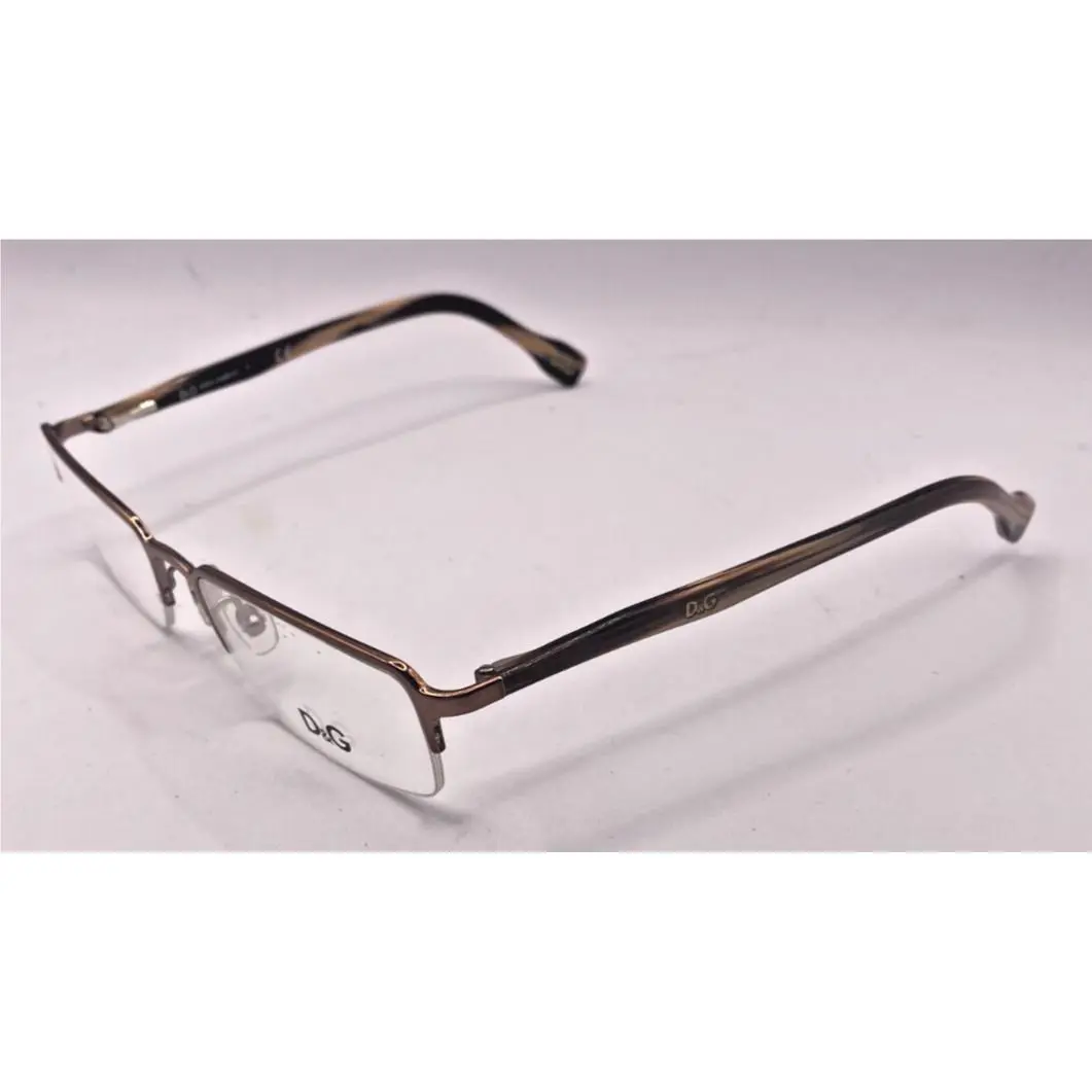 Dolce Gabanna Frames Only Half Rim Eyeglasses D G7058 456 Brown 50-17-135