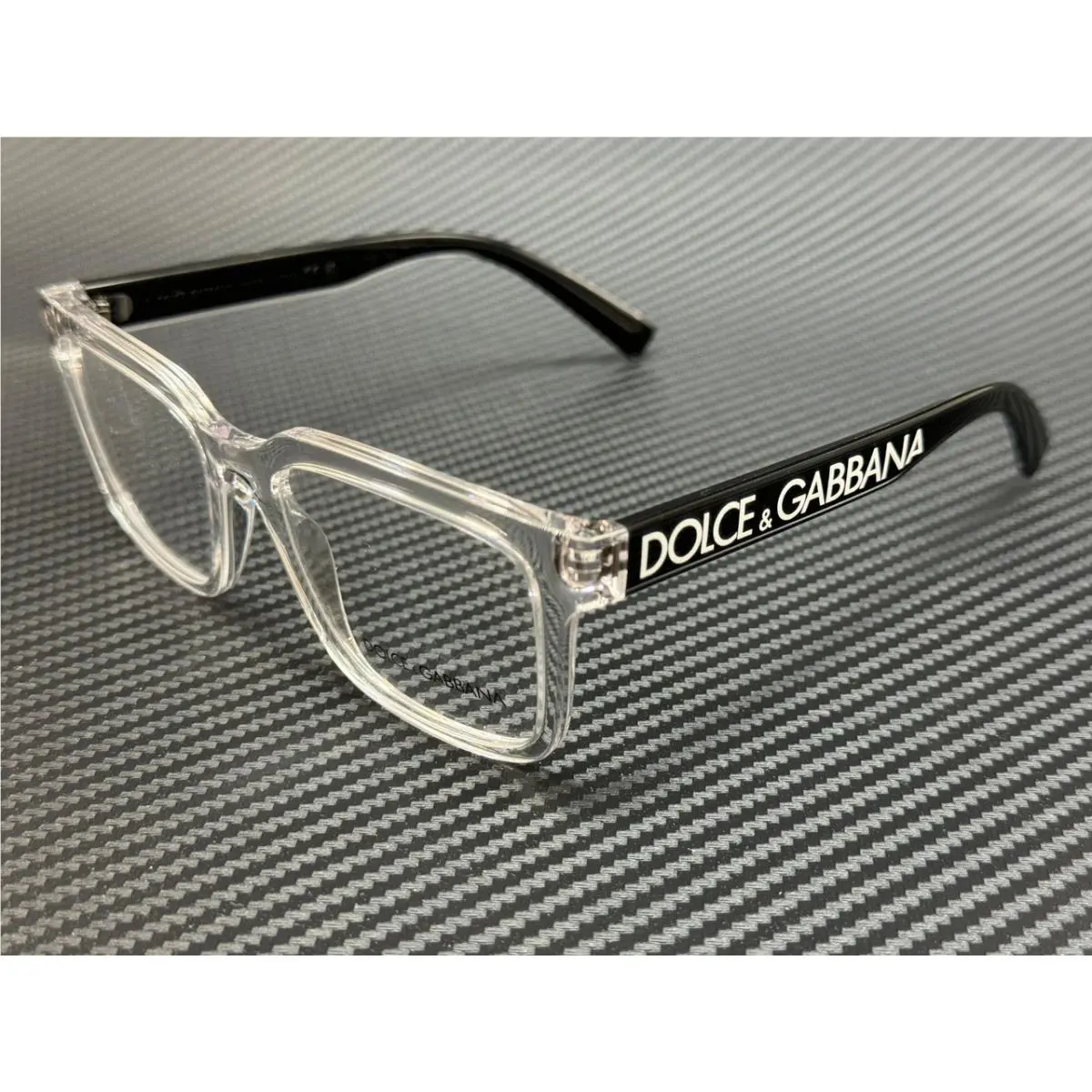Dolce Gabbana DG5101 3133 Crystal Men`s 50 mm Eyeglasses