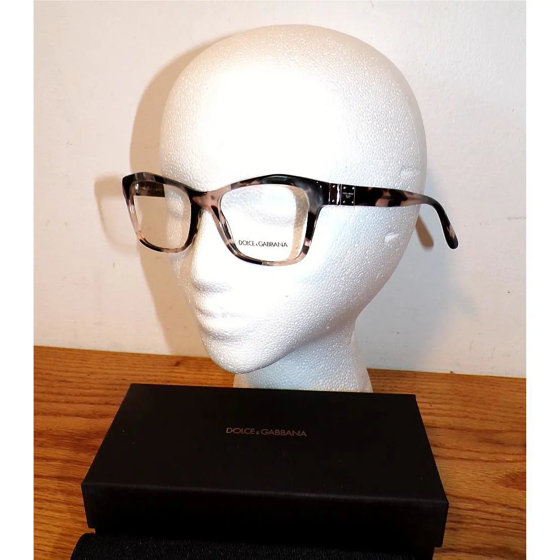 Dolce Gabbana Women`s Pearl Grey Havana Eyeglasses Frames DG-3273 3120