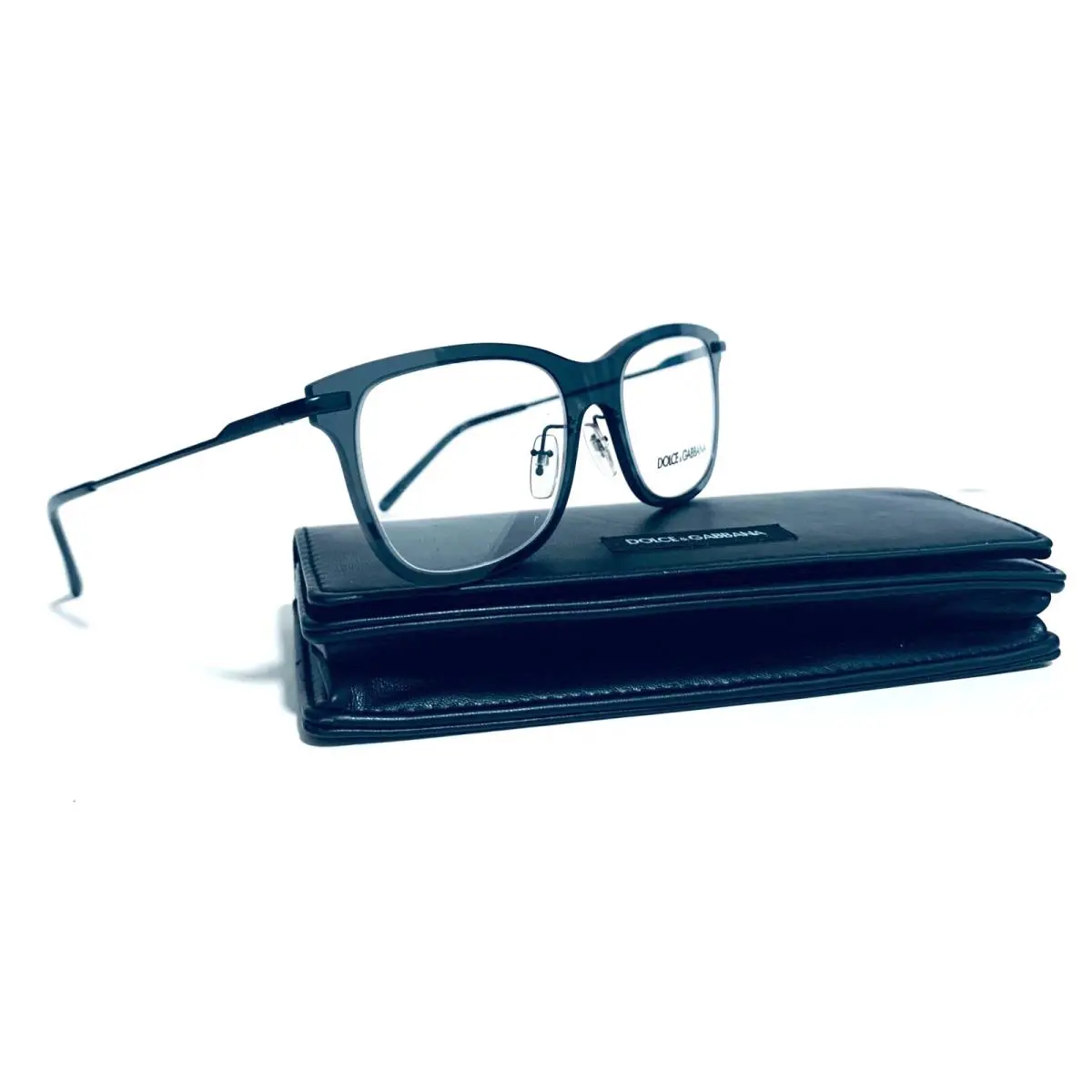 Dolce Dolce & Gabbana DG1293 1106 Gabbana DG1293 1106 Transparent Gray Eyeglasses 53-19-145 Italy W/case