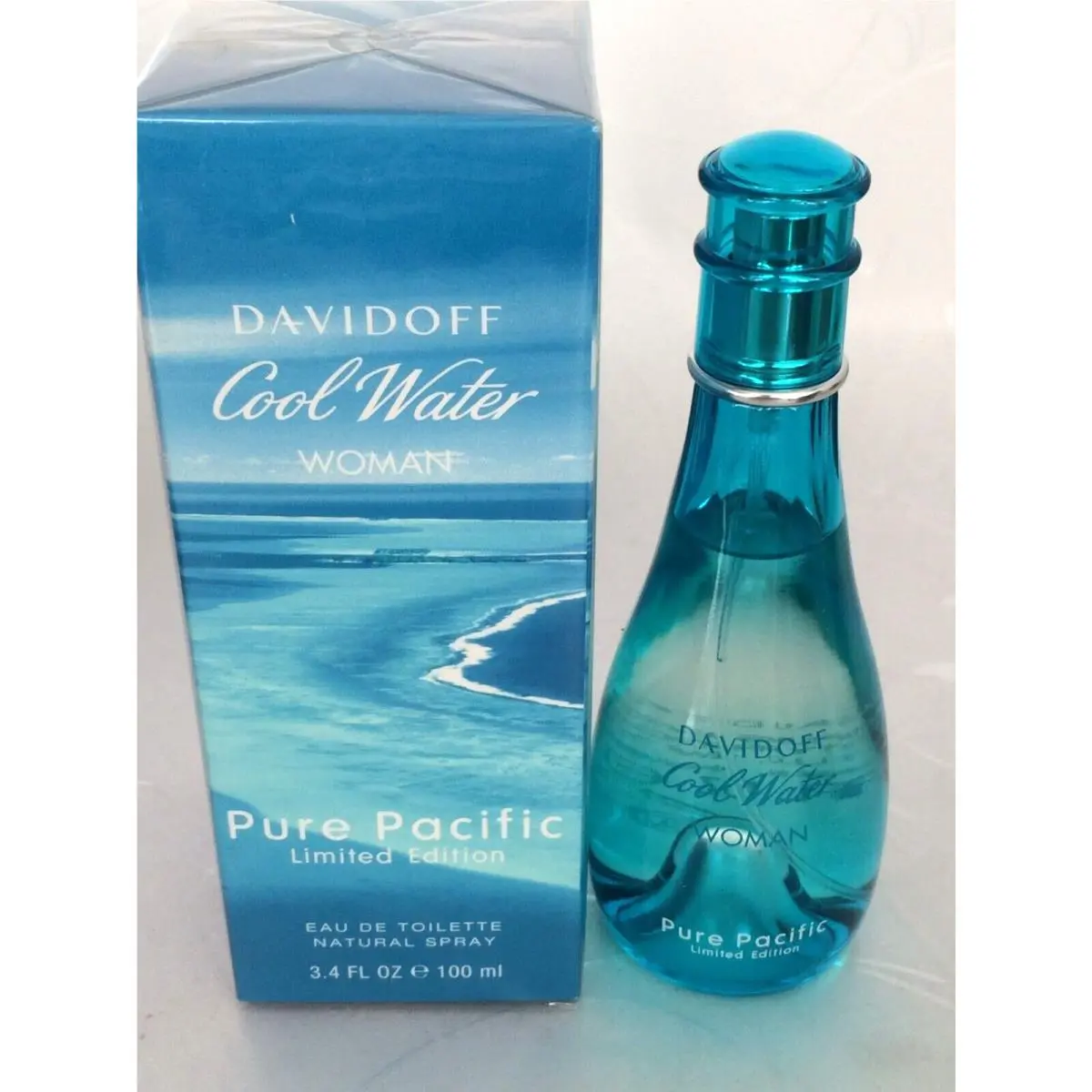 Davidoff Cool Water Woman Pure Pacific Limited Edition 3.4 oz Edt Spray