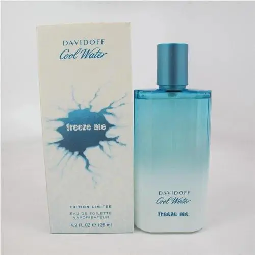 Cool Water Freeze ME by Davidoff 4.2 Plus 1 Surprise 3.4 OZ Bottle Free Rare