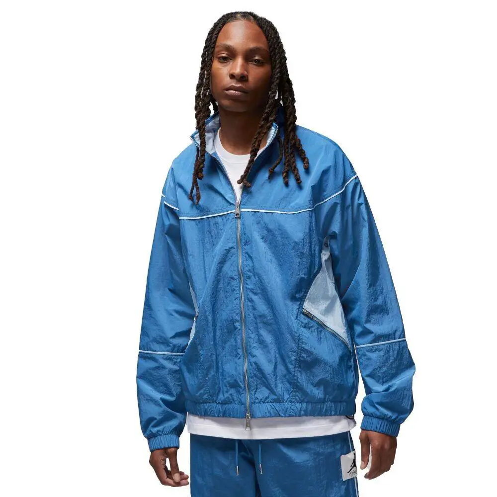 Air Jordan Essentials Flight Men`s Track Jacket Blue DV7624-485 - Blue