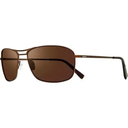 Sunglasses Surge Bear Grylss Matte Brown / Brown Mirror Polarized Lens by Revo