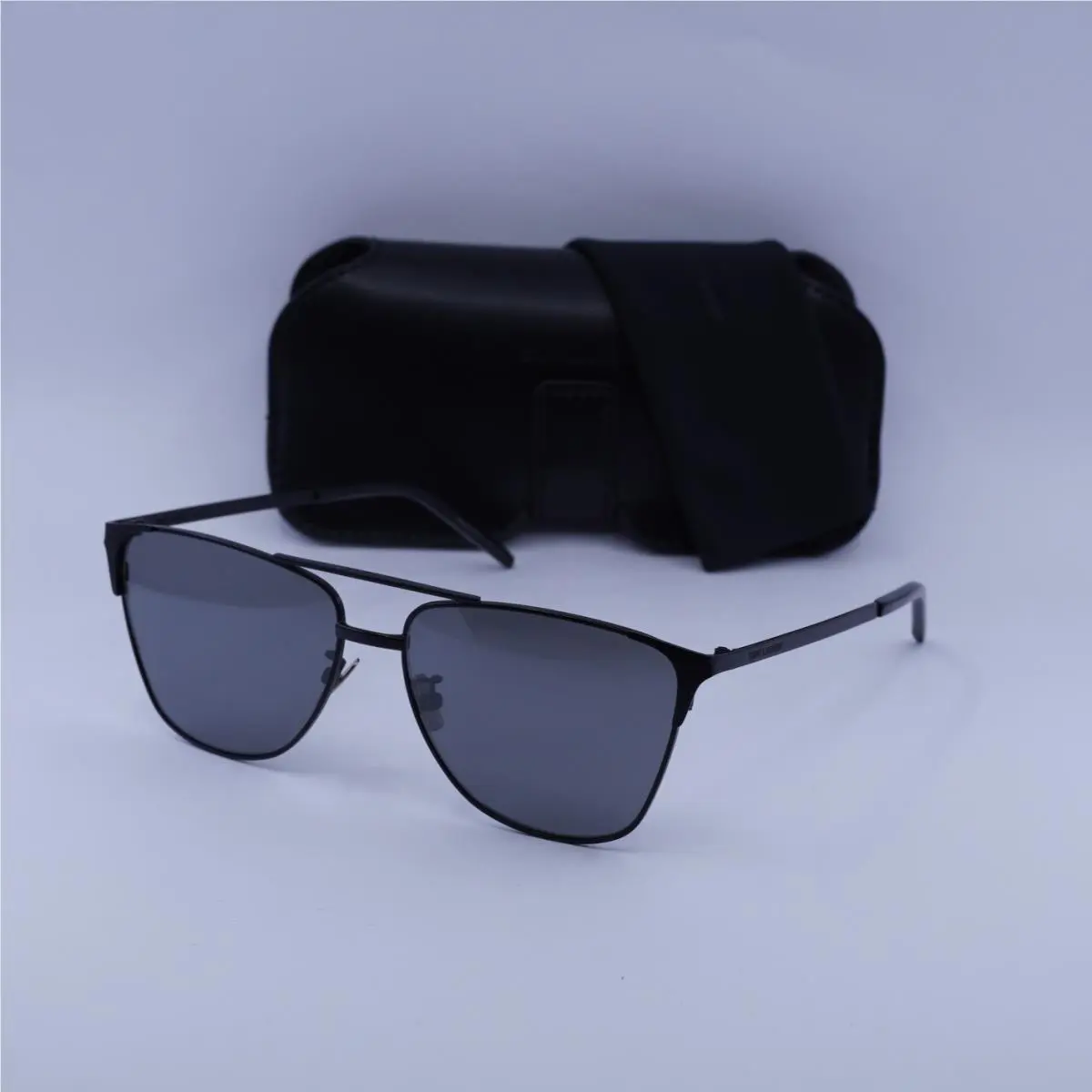 Saint Laurent SL280 002 Black/silver Mirror 59-15-145 Sunglasses by Yves Saint Laurent