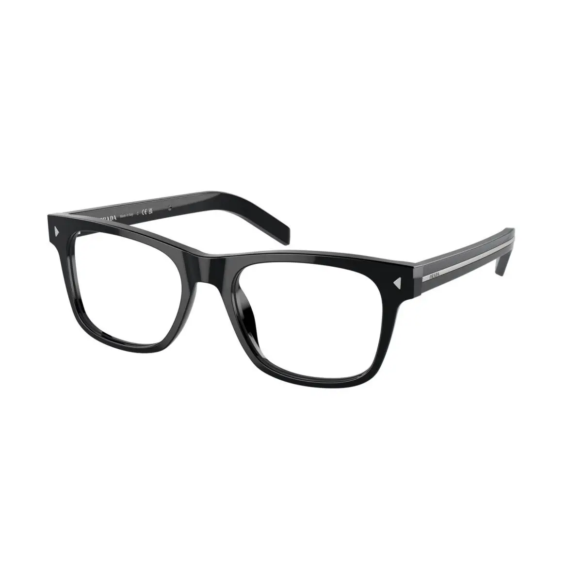 Prada PR A13V 16K1O1 Black Demo Lens 54 mm Men`s Eyeglasses