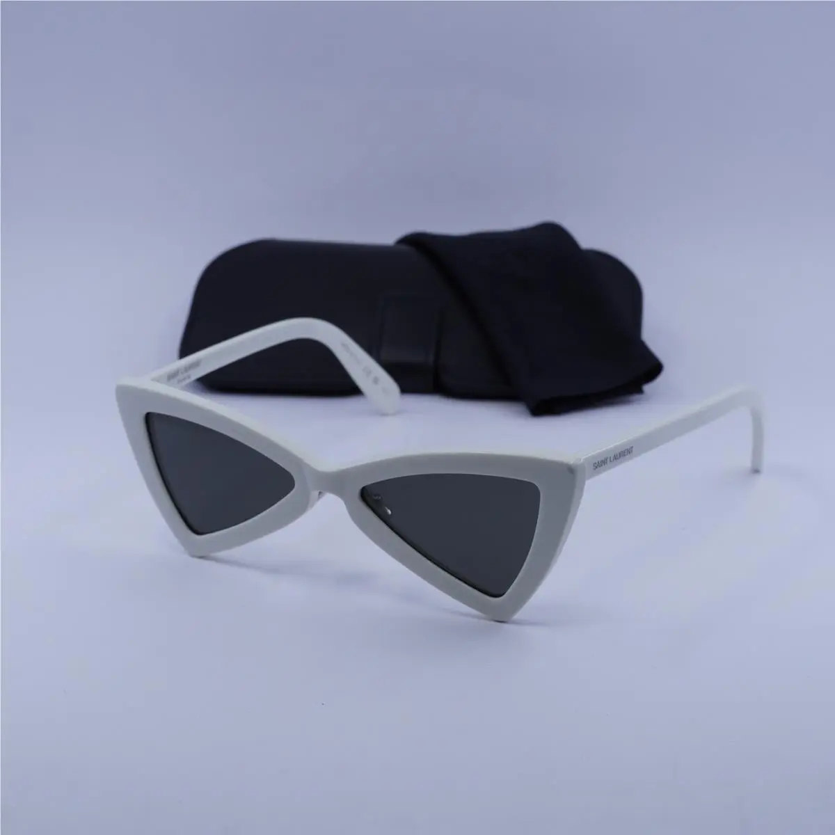 Saint Laurent SL207 Jerry 007 White/grey 53-19-145 Sunglasses by Yves Saint Laurent