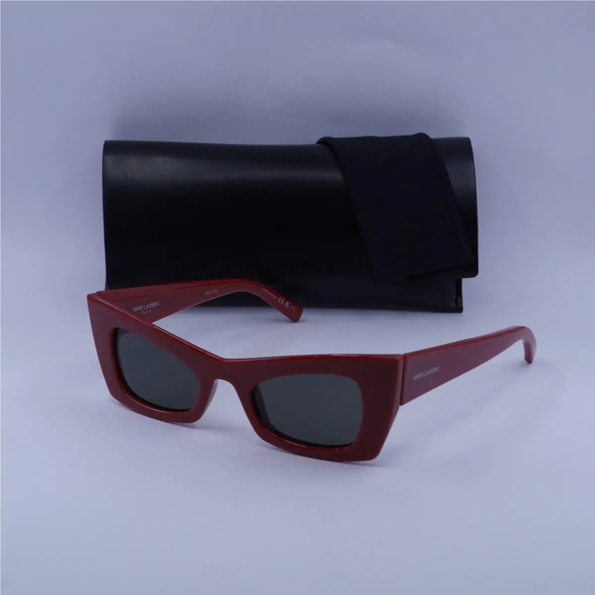 Saint Laurent SL702 004 Red/grey 49-23-145 Sunglasses by Yves Saint Laurent