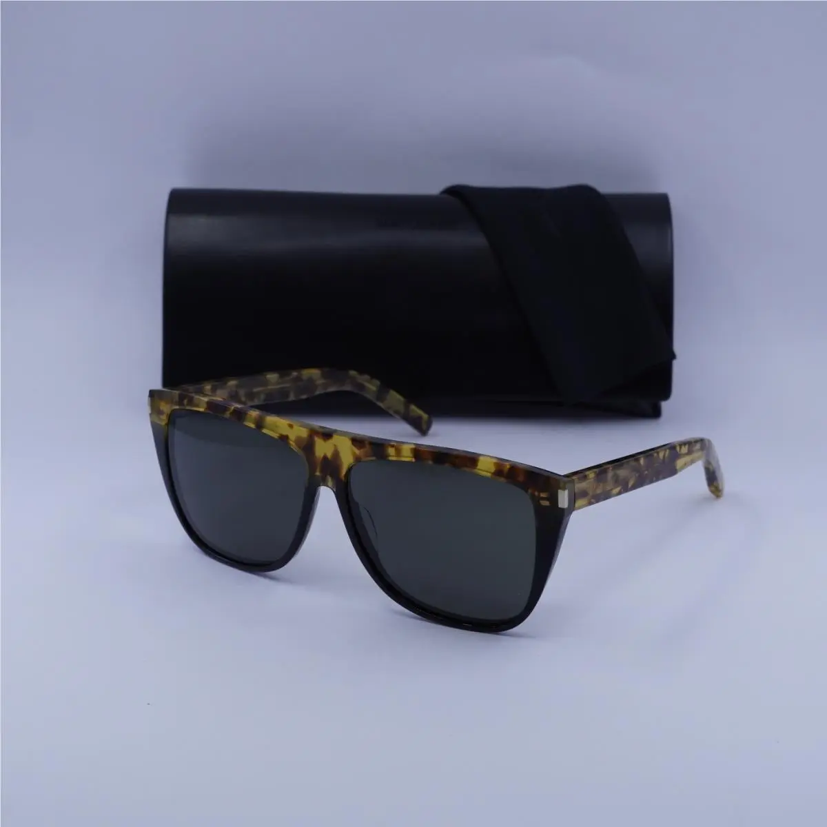 Saint Laurent SL1 010 Havana/black/grey 59-13-140 Sunglasses by Yves Saint Laurent