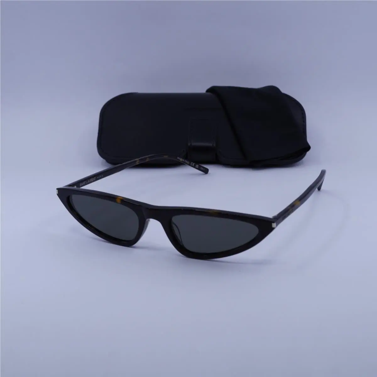 Saint Laurent SL703 002 Dark Havana/grey 55-19-145 Sunglasses by Yves Saint Laurent
