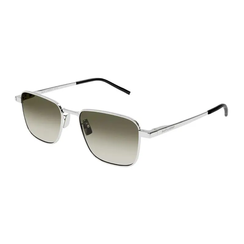 Saint Laurent SL529 Sunglasses Sun Glasses 006 52mm Unisex Silver by Yves Saint Laurent