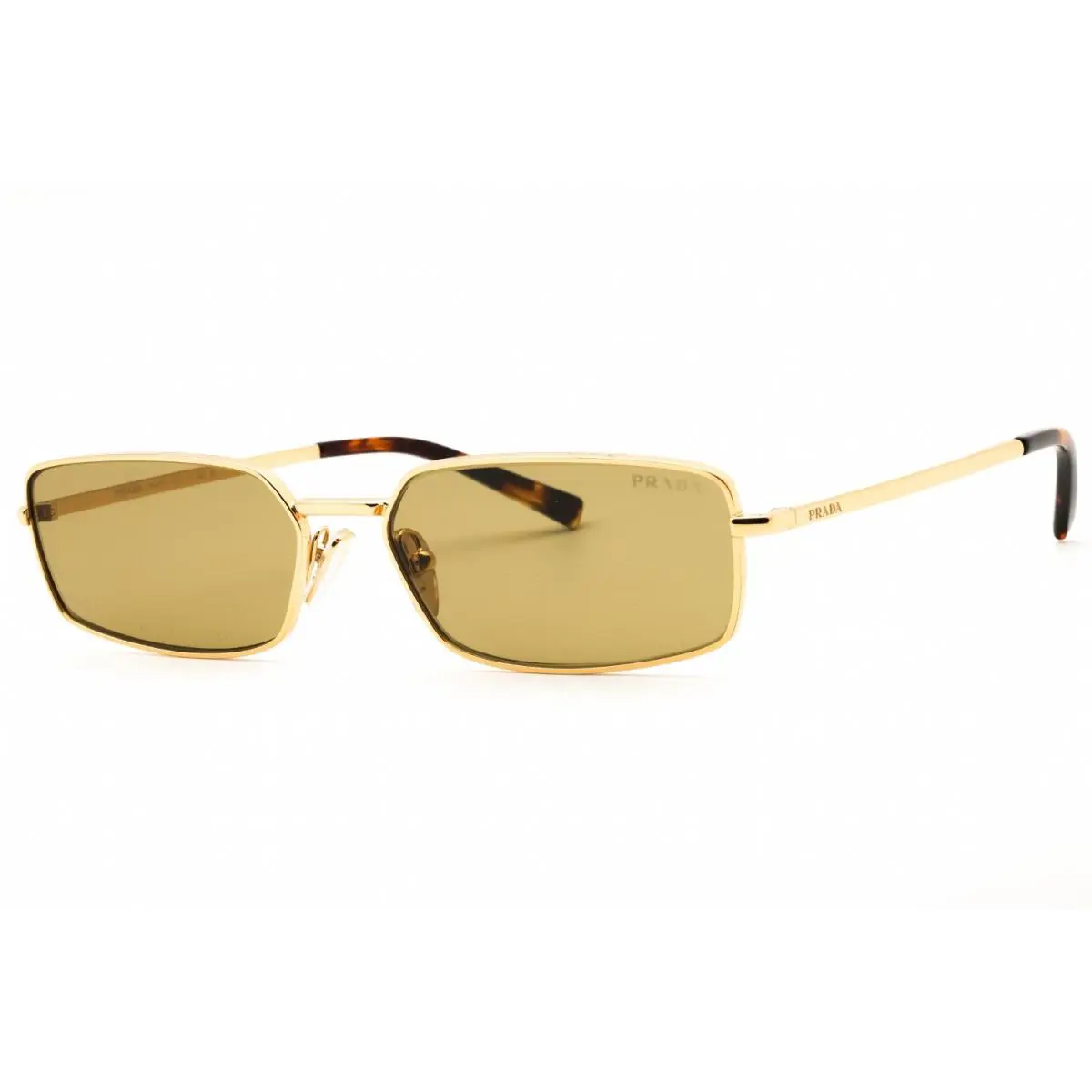 Prada PR A60S Gold/green Olive 5AK70G Sunglasses