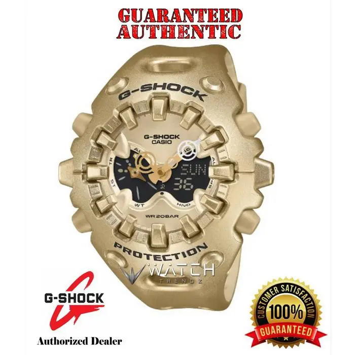 Casio G-shock GAV01A-9A G-shock Toughness Analog Digital Gold Watch - Dial: Gold, Band: Gold