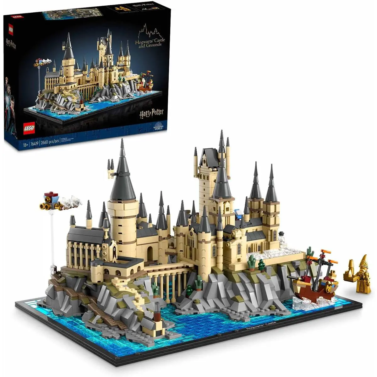 Lego Harry Potter Hogwarts Castle and Grounds 76419 Building Set Gift Idea For