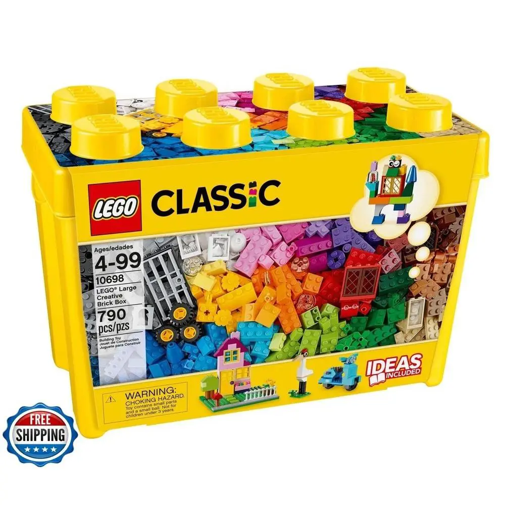 Lego Classic Large Creative Brick Box 10698 Building Toy Set Toy Storage