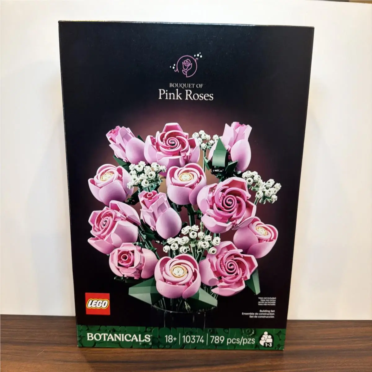 Lego Botanicals Bouquet of Pink Roses Artificial Flowers 10374 Building Toy Set - Pink