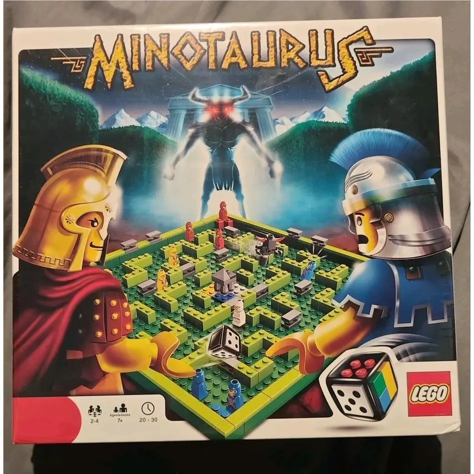 Lego Minotaurus Game Board with Minifugures 3841 Ages 7+ - Box