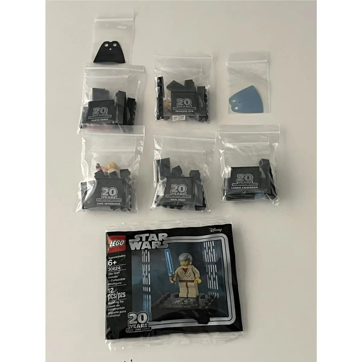 Lego Star Wars 20th Anniversary Minifigures Complete Set