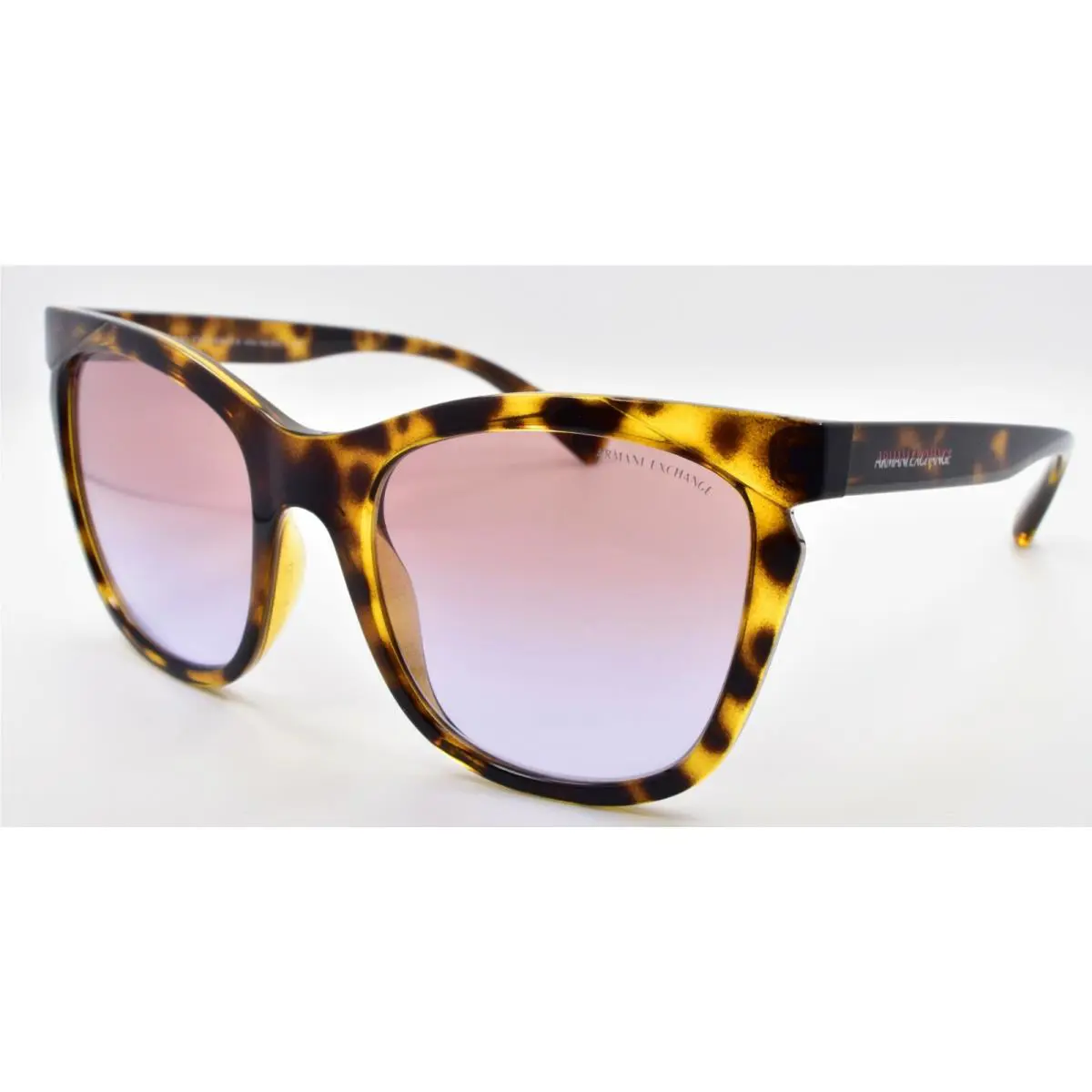 Armani Exchange AX4109S 82832F Women`s Sunglasses Havana / Violet Gradient