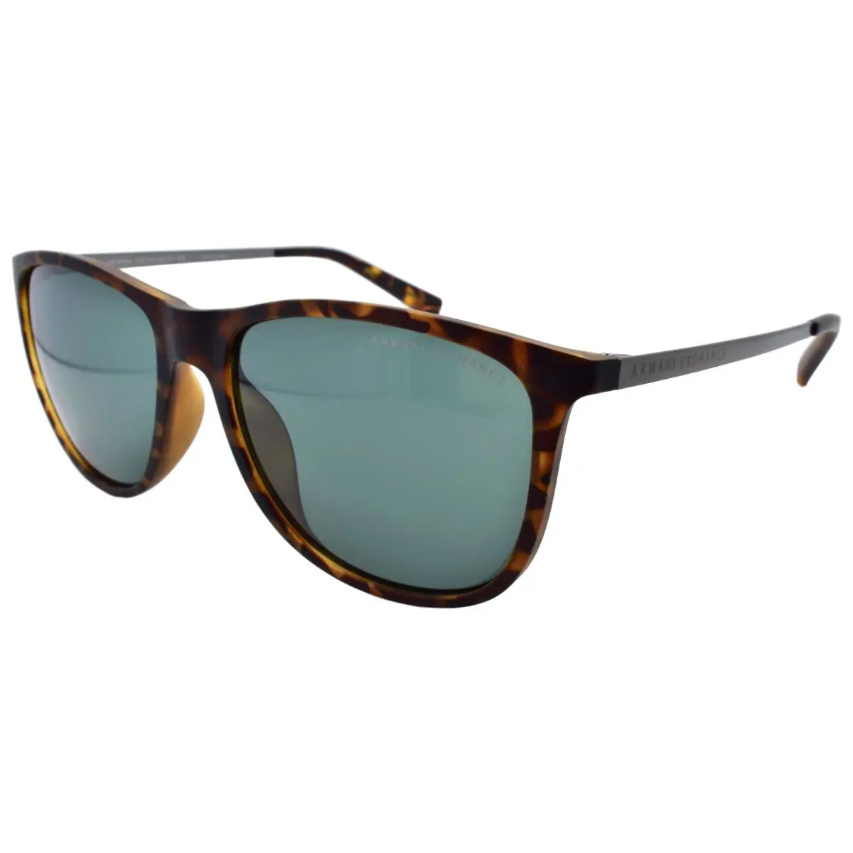 Armani Exchange AX4047SF 802971 Sunglasses 57-17-140 Matte Havana / Gray