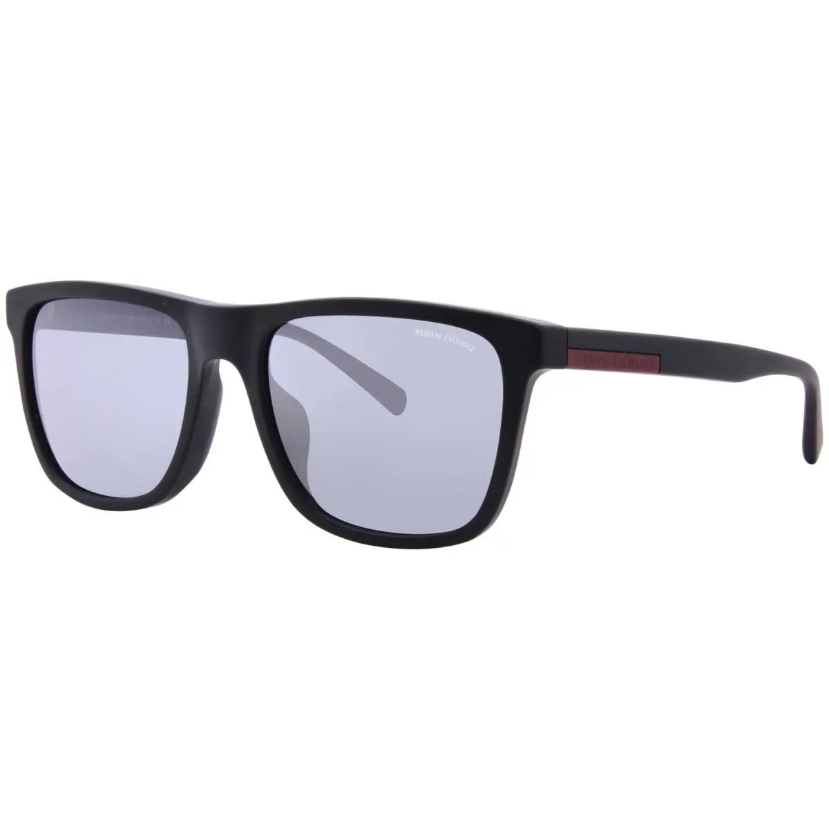 Armani Exchange AX4080SF 8078/6G Sunglasses Men`s Matte Black Square Shape 57mm