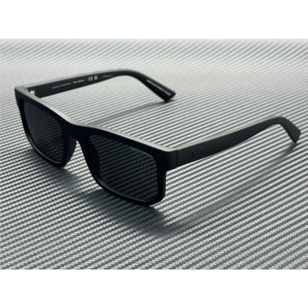 Armani Exchange AX4165S 807887 Matte Black Grey Men`s 56 mm Sunglasses