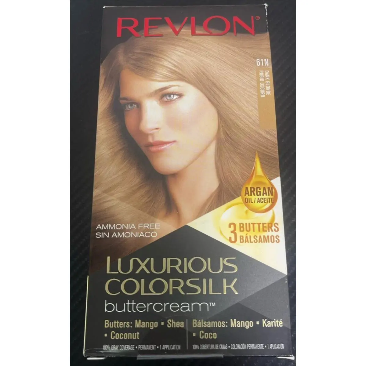 13 Revlon Luxurious Colorsilk Permanent Hair Color 61N Dark Blonde Ammonia Free