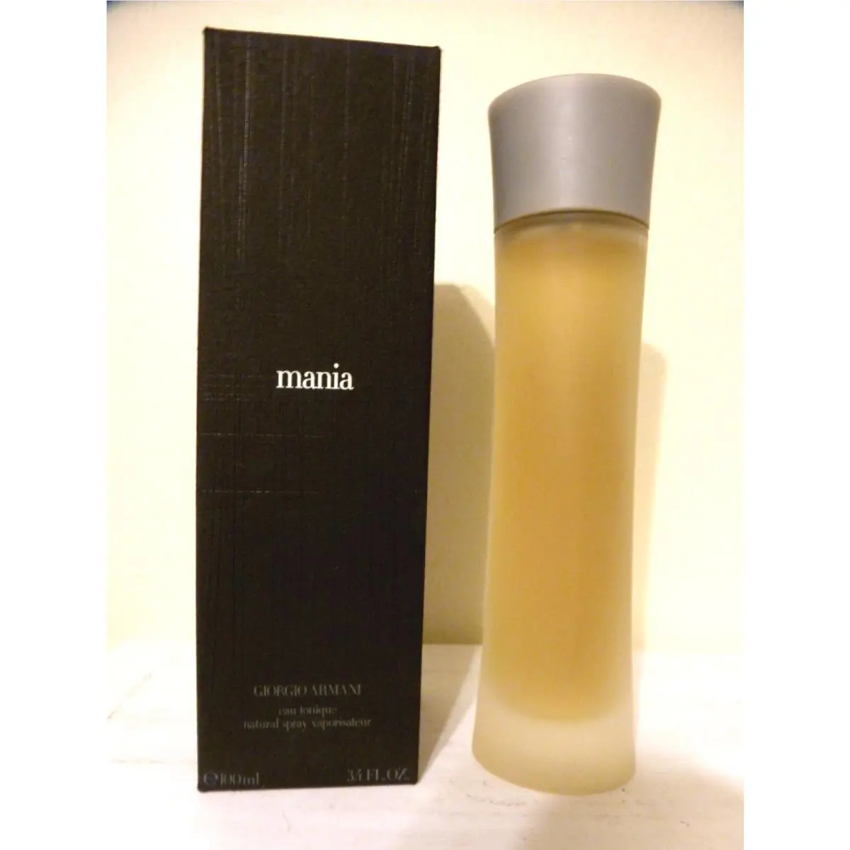 Mania Black by Giorgio Armani 3.4 OZ 100ML Eau DE Tonique Spray