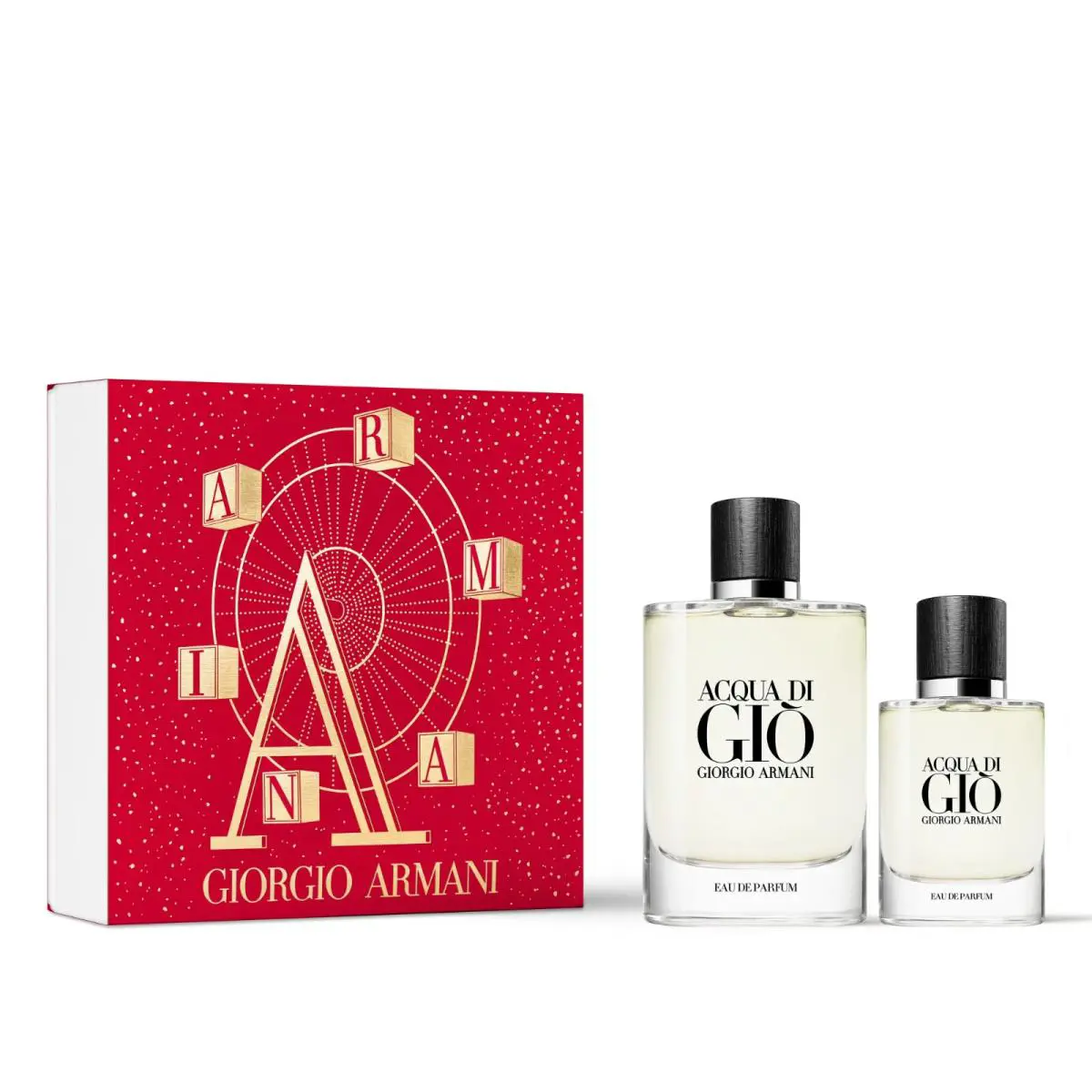 2pc Set Acqua DI Gio  4.2oz / 125ml 1.35oz / 40ml Edp Spray by Giorgio Armani