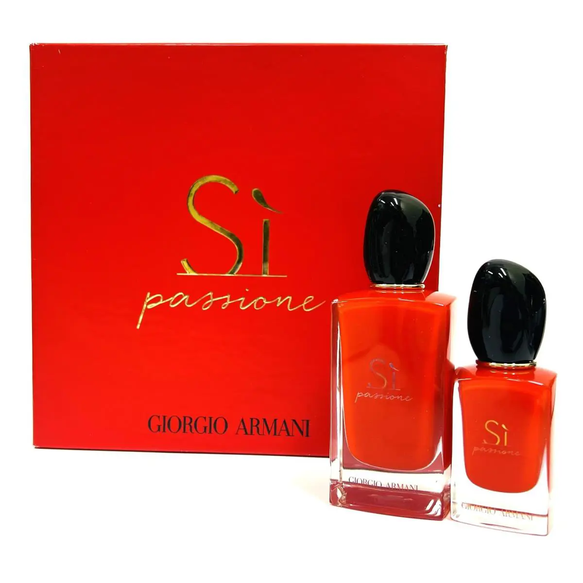 Giorgio Armani Si Passione Eau De Parfum Spray Duo Set-3.4+1.0 Fl. oz