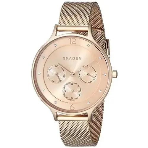 SKW2314 Anita Rose Gold Dial Rose Gold Multifunction Women`s Watch by Skagen
