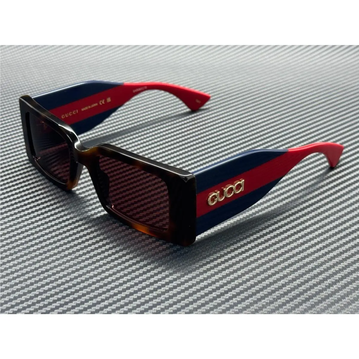 Gucci GG1860S 002 Havana Red Women`s 52 mm Medium Sunglasses
