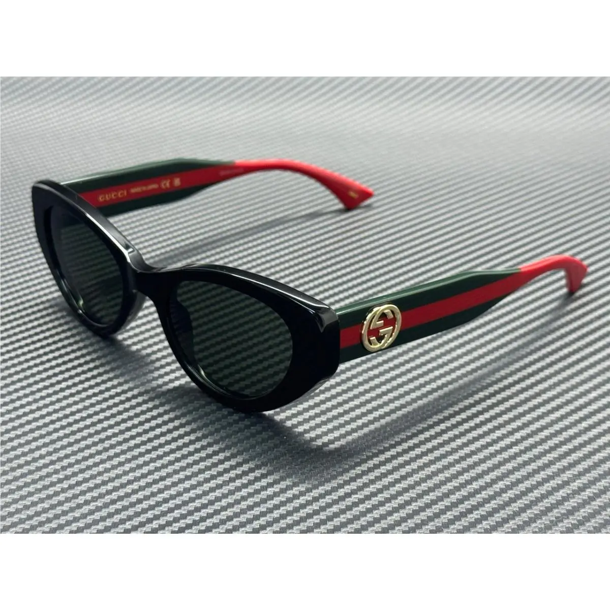 GG1862S 001 Black Grey Women`s 52 mm Medium Sunglasses by Gucci
