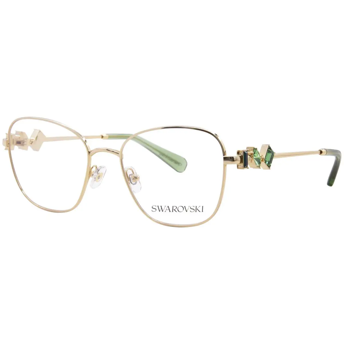 Swarovski SK1025 404G Eyeglasses Frame Women`s Gold Full Rim 54mm