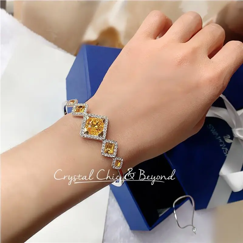 Swarovski Carina Sunflower Crystal Bangle Bracelet 5133374