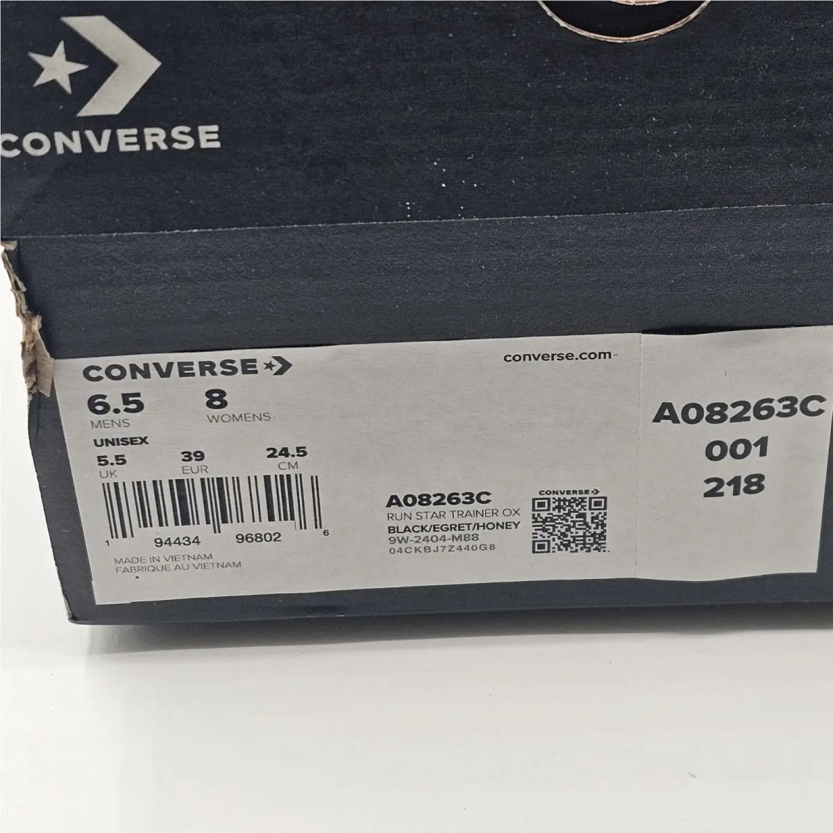 Converse shoes - Converse Run Star - Run Star - A08263C - Black 1
