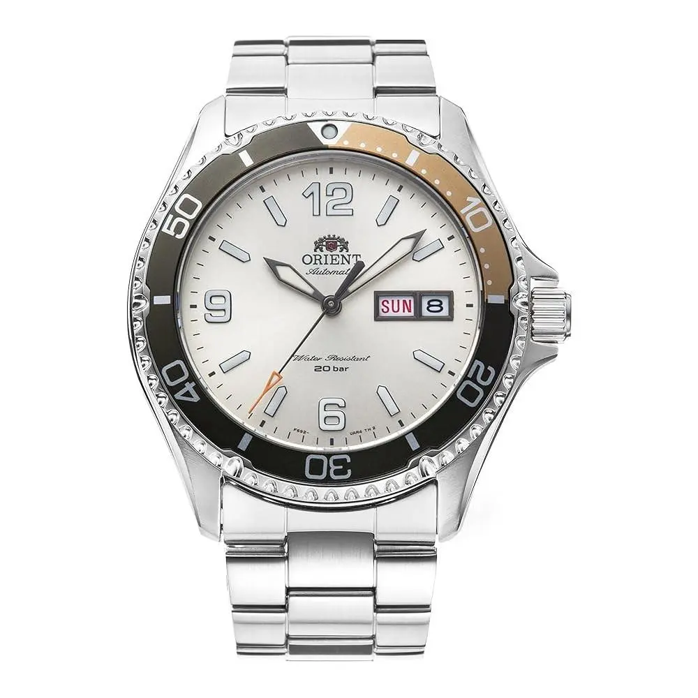 Orient Men`s Kamasu Mako Iii Champagne Dial Automatic 42mm Watch RA-AA0821S