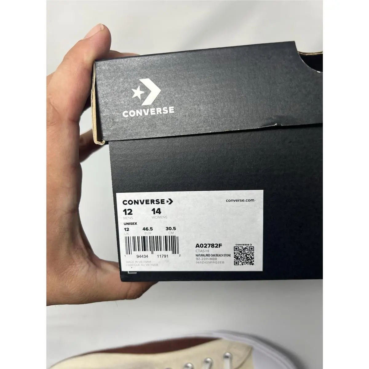 Converse shoes - Converse Chuck Taylor All Star Hi - A02782F - Beige 8