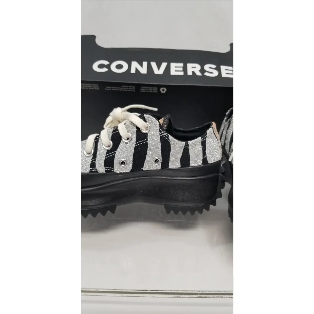 Converse shoes - Converse Run Star Hike - Run Star Hike - Black/Silver/Gold (UPC: 194433257565) 3