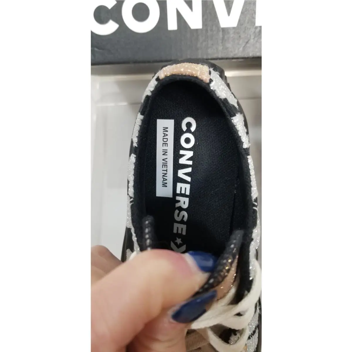 Converse shoes - Converse Run Star Hike - Run Star Hike - Black/Silver/Gold (UPC: 194433257565) 9