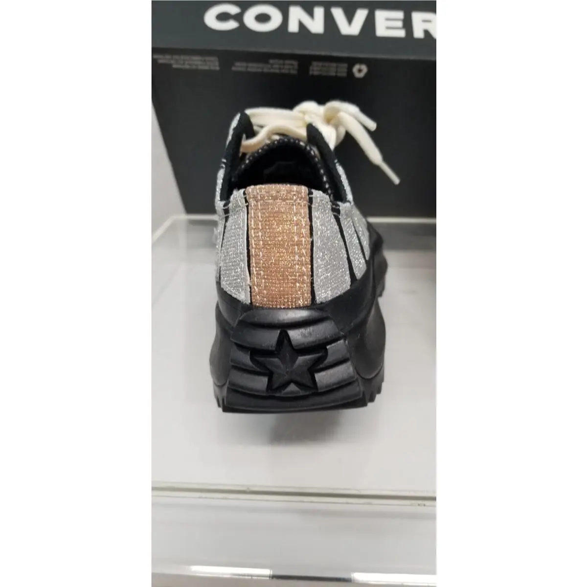 Converse shoes - Converse Run Star Hike - Run Star Hike - Black/Silver/Gold (UPC: 194433257565) 4