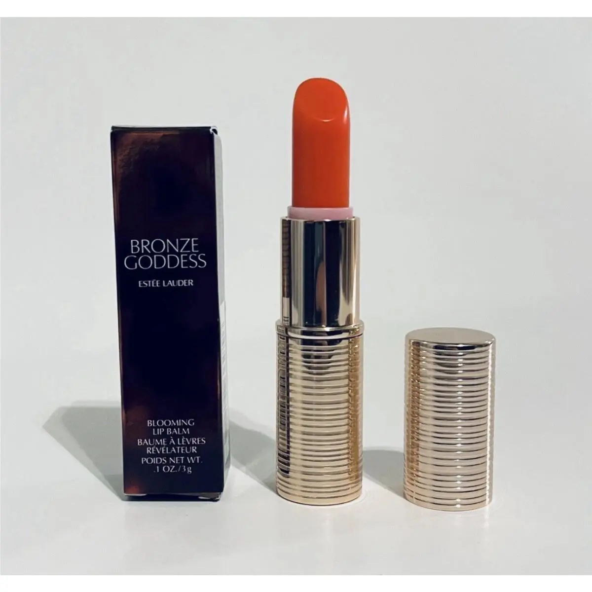 Estee Lauder Bronze Goddess Blooming Lip Balm 0.1 Oz Rare