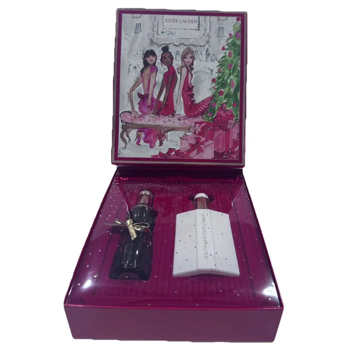 Estee Lauder Youth Dew 2.25OZ Edp SPRAY+3.12 OZ Body Satinee Women