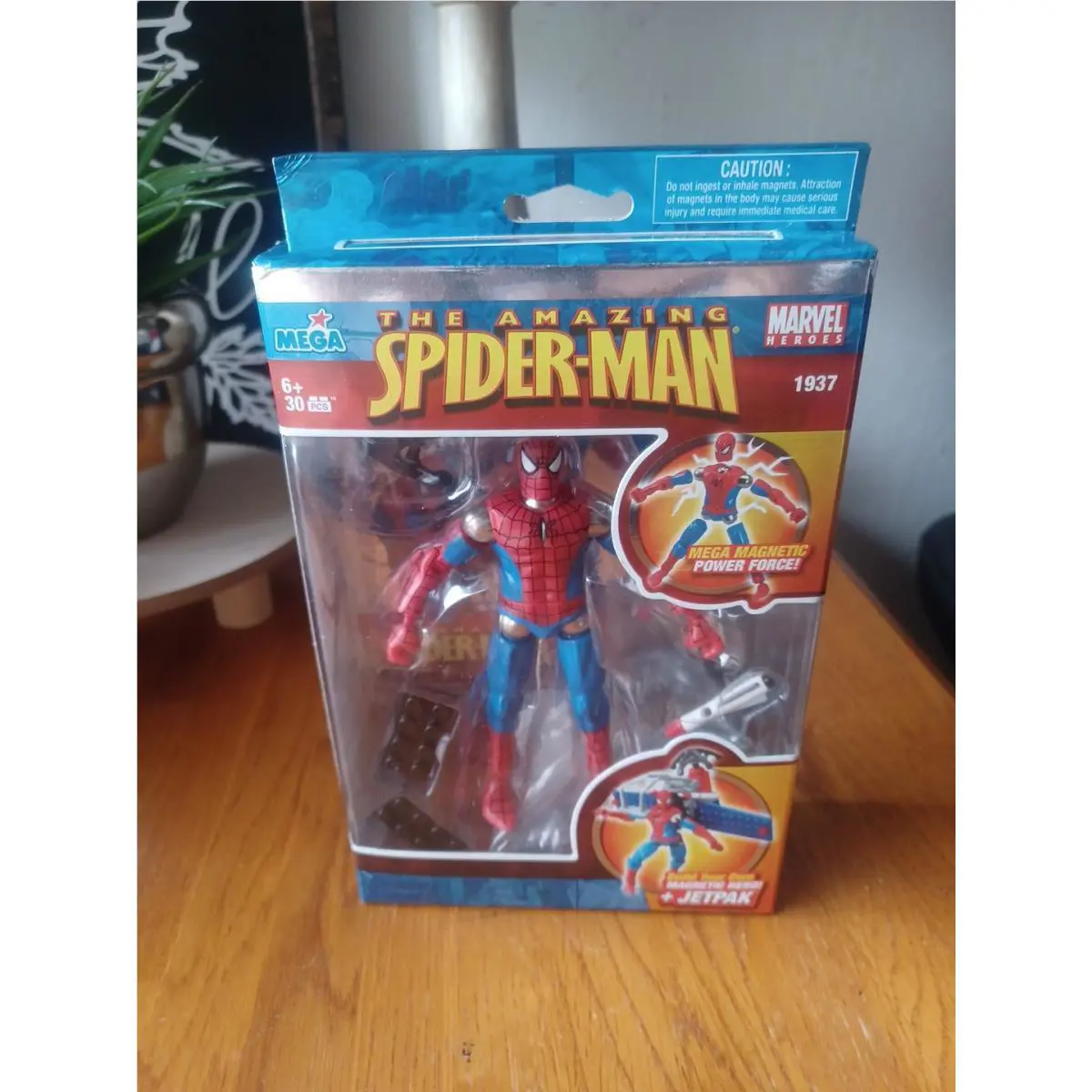 Mega Bloks Set 1937 `the Amazing Spider-man` Magnetic 5 Figure