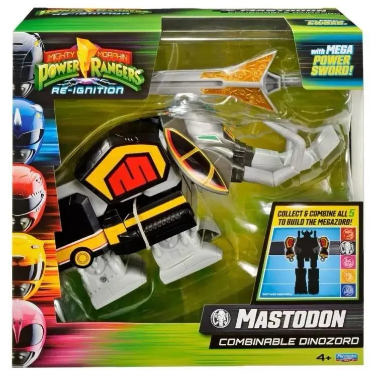 Playmates Mighty Morphin Power Rangers Re-ignition Mastodon Combinable Dinozord